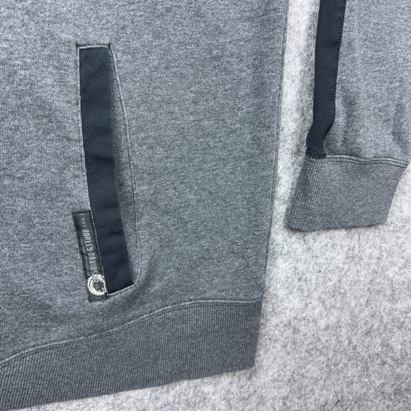 Harley Davidson Hoodie Mens XL Gray Embroidered Motorcycle Biker Full Zip Y2K - Picture 6 of 13